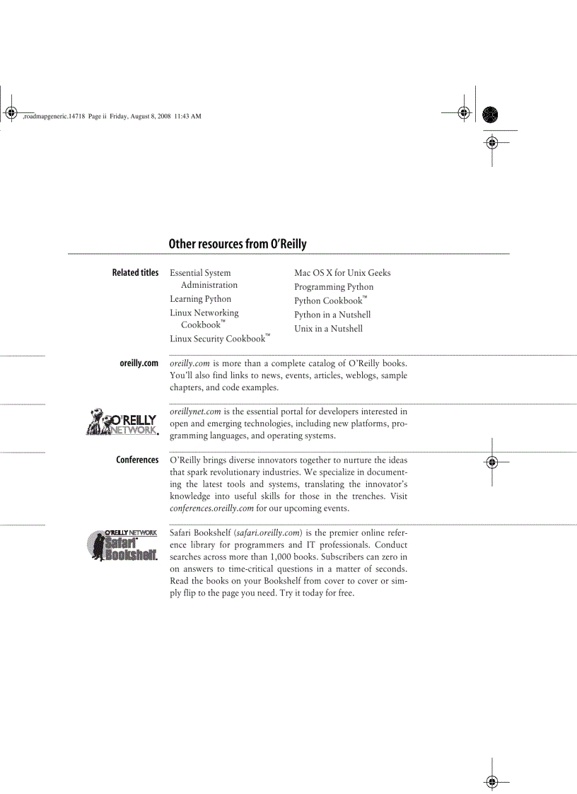 image for page Python for Unix and Linux System Administration Sep 2008