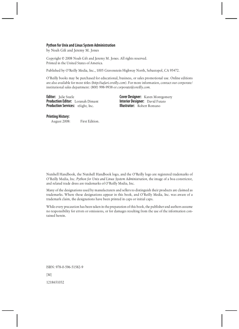 image for page Python for Unix and Linux System Administration Sep 2008