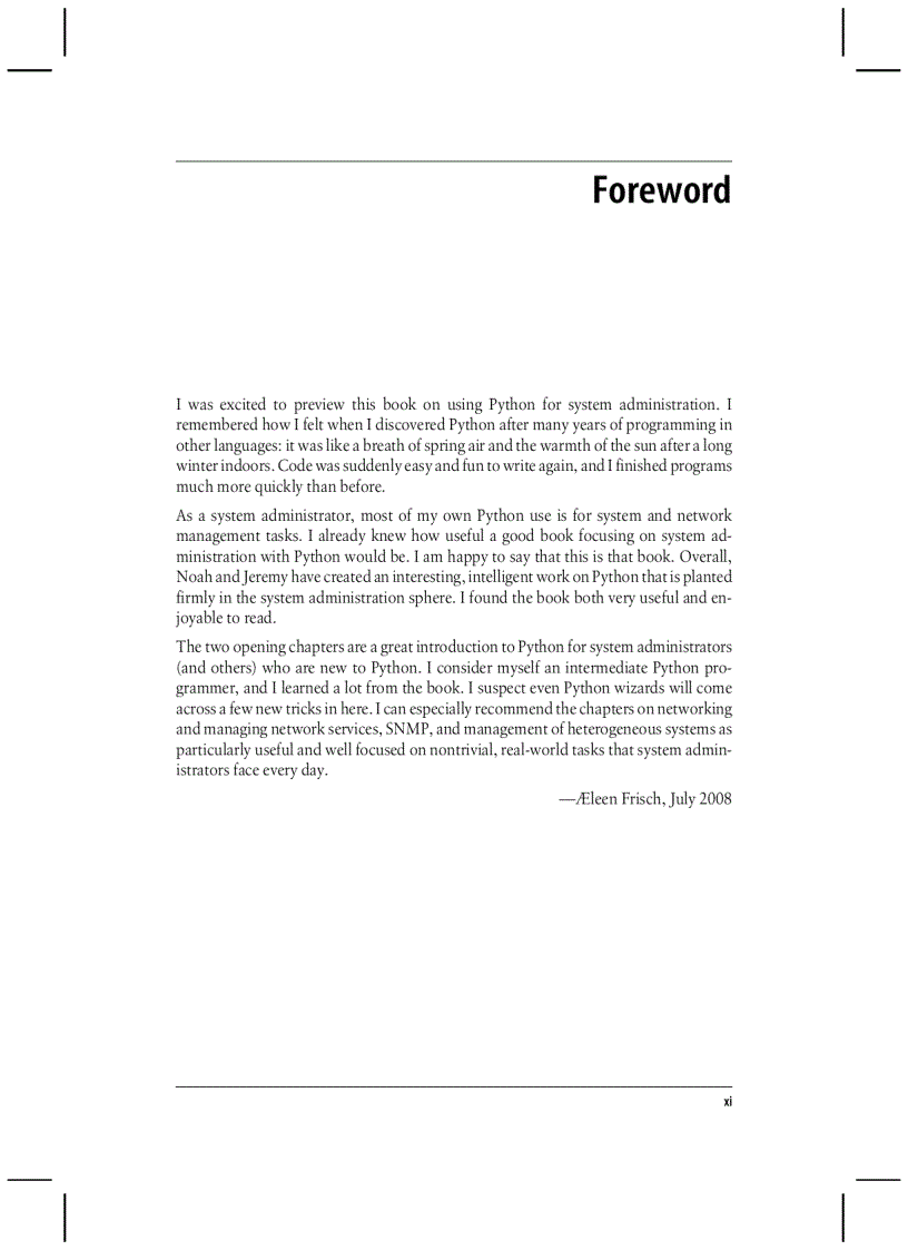 image for page Python for Unix and Linux System Administration Sep 2008