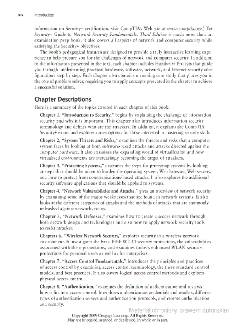 image for page Security Guide to Network Security Fundamentals 3rd Edition