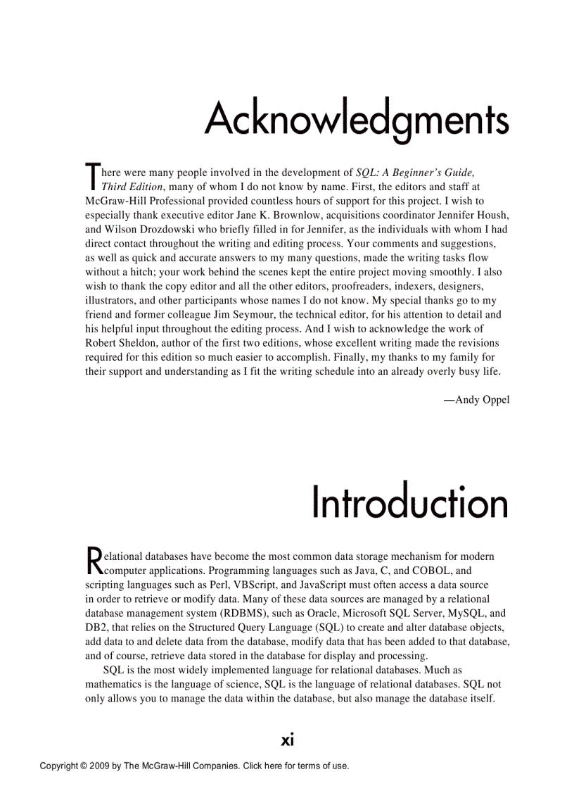 image for page SQL A Beginners Guide Third Edition