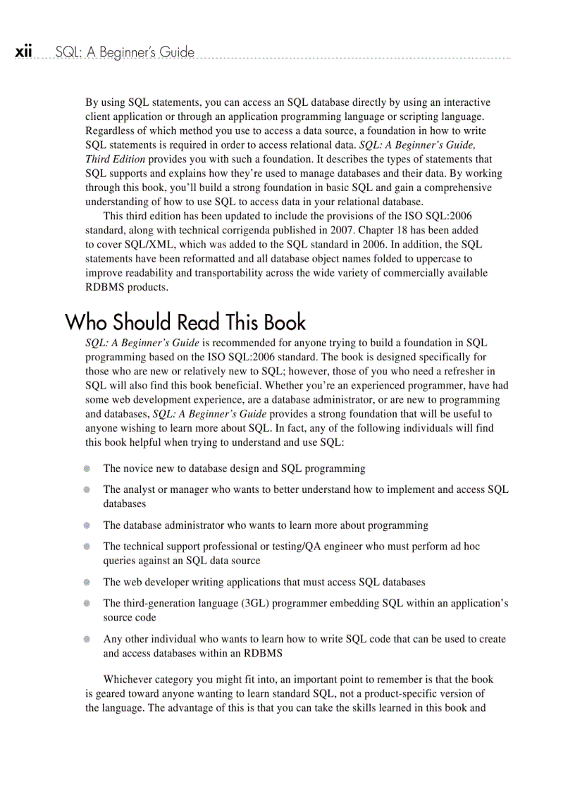 image for page SQL A Beginners Guide Third Edition