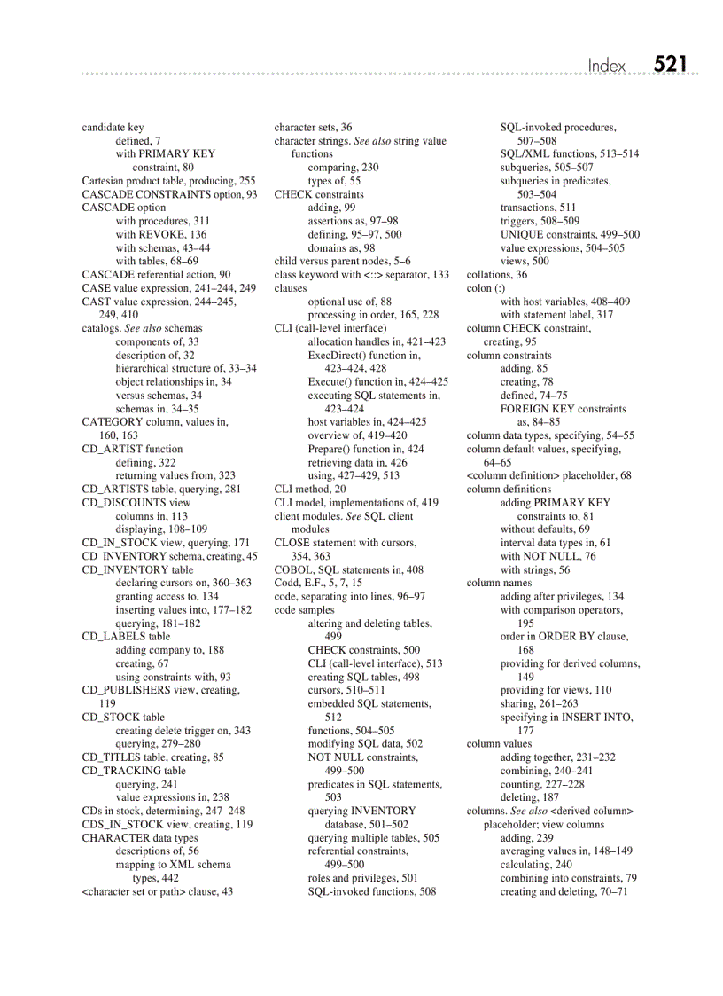 image for page SQL A Beginners Guide Third Edition