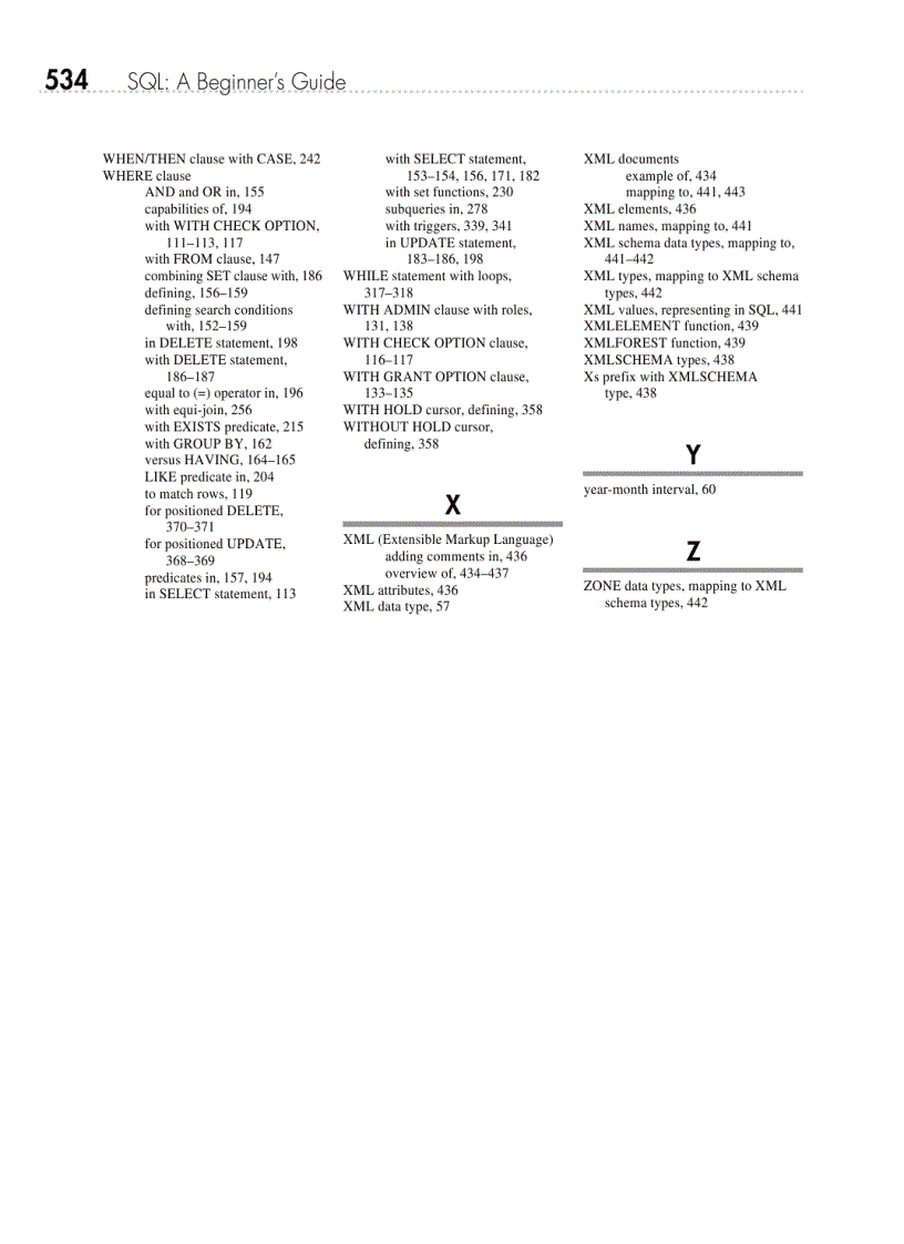image for page SQL A Beginners Guide Third Edition