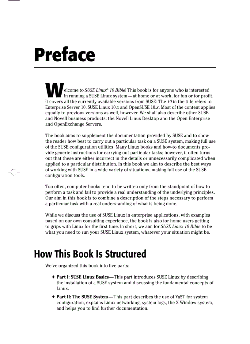 image for page SUSE Linux 10 Bible