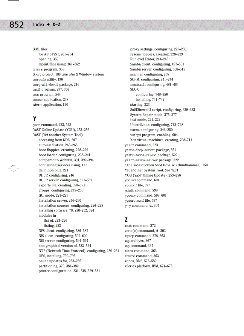 image for page SUSE Linux 10 Bible