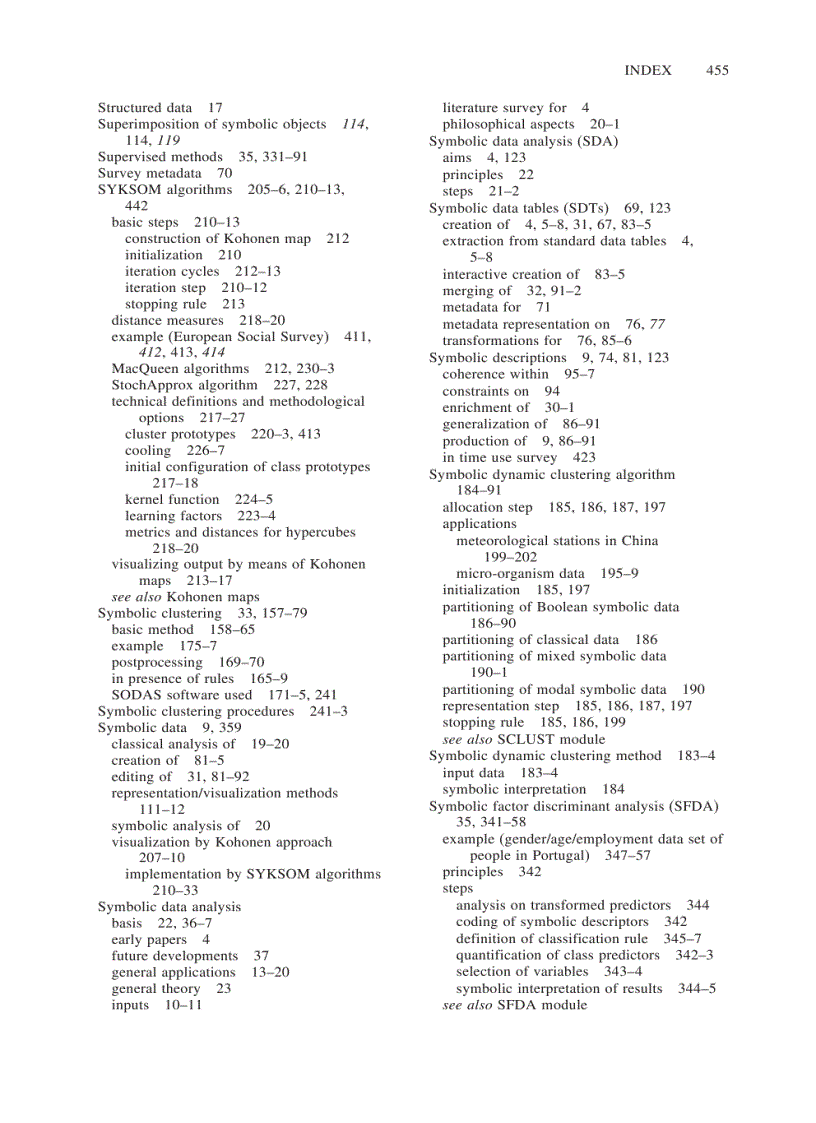 image for page Symbolic Data Analysis and the SODAS Software