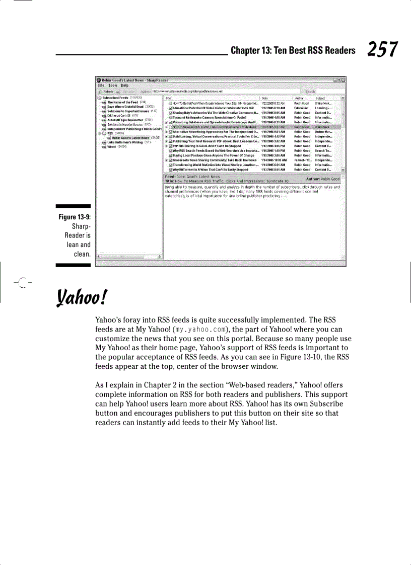 image for page Syndicating Web Sites with RSS Feeds For Dummies