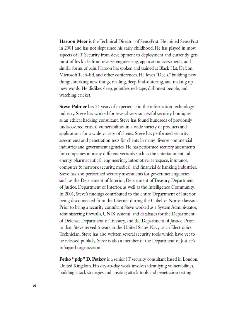 image for page Syngress Web Application Vulnerabilities Sep 2007