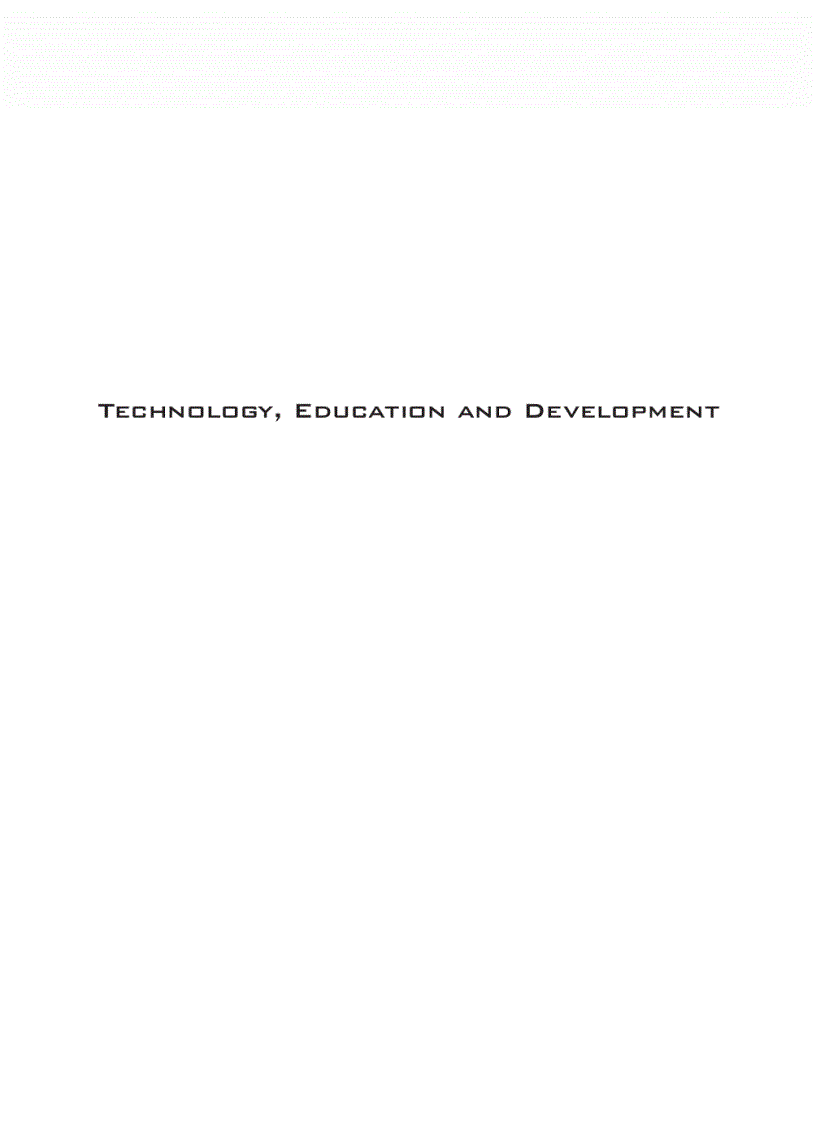 image for page Technology Education and Development