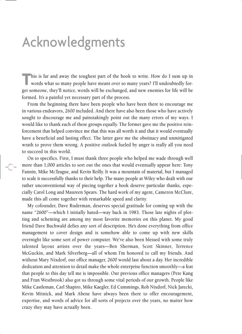 image for page The Best of 2600 A Hacker Odyssey