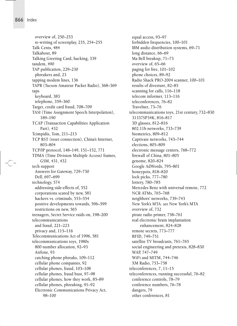 image for page The Best of 2600 A Hacker Odyssey