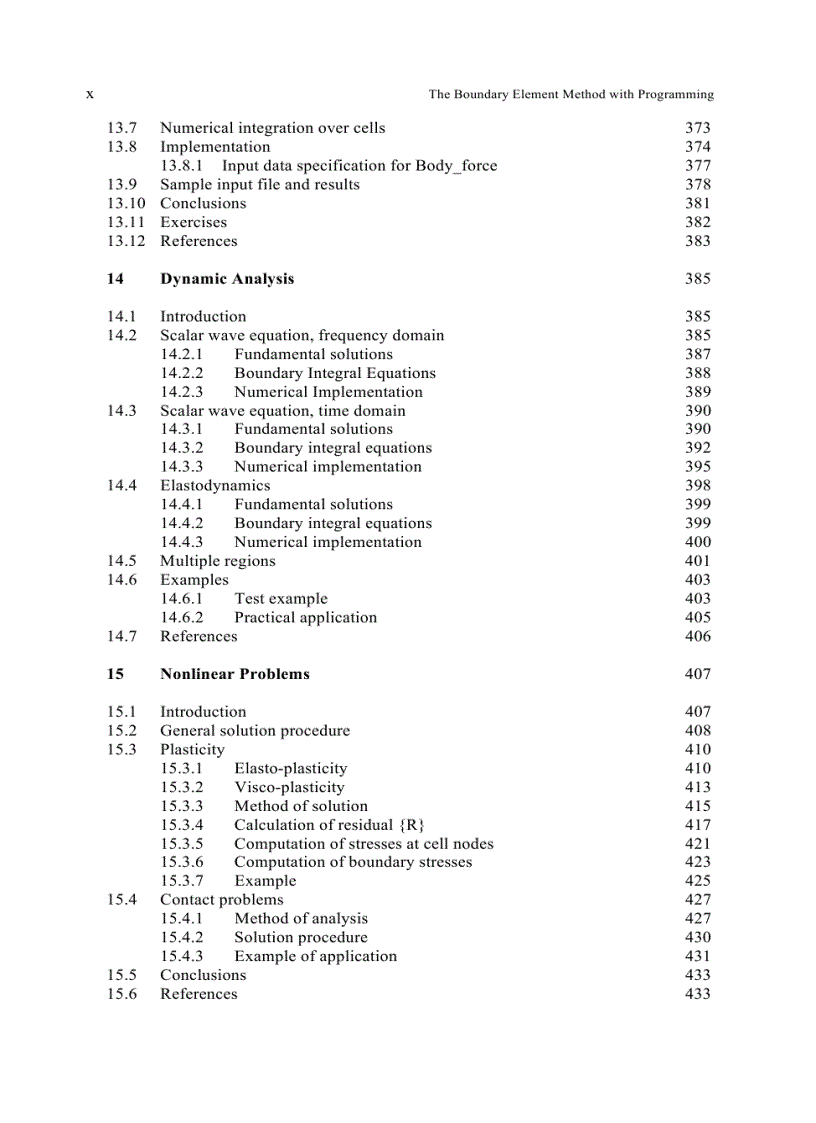 image for page The Boundary Element Method With Programming Sep 2008