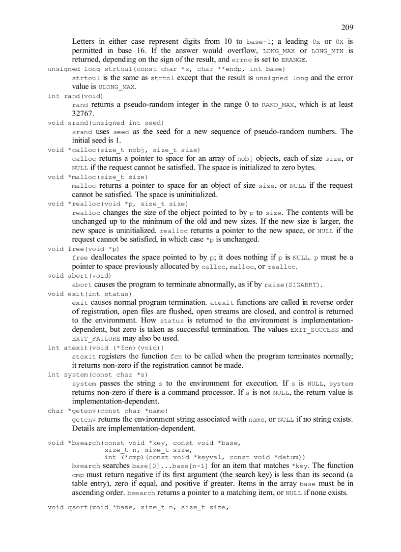 The C Programming Language 2nd Edition