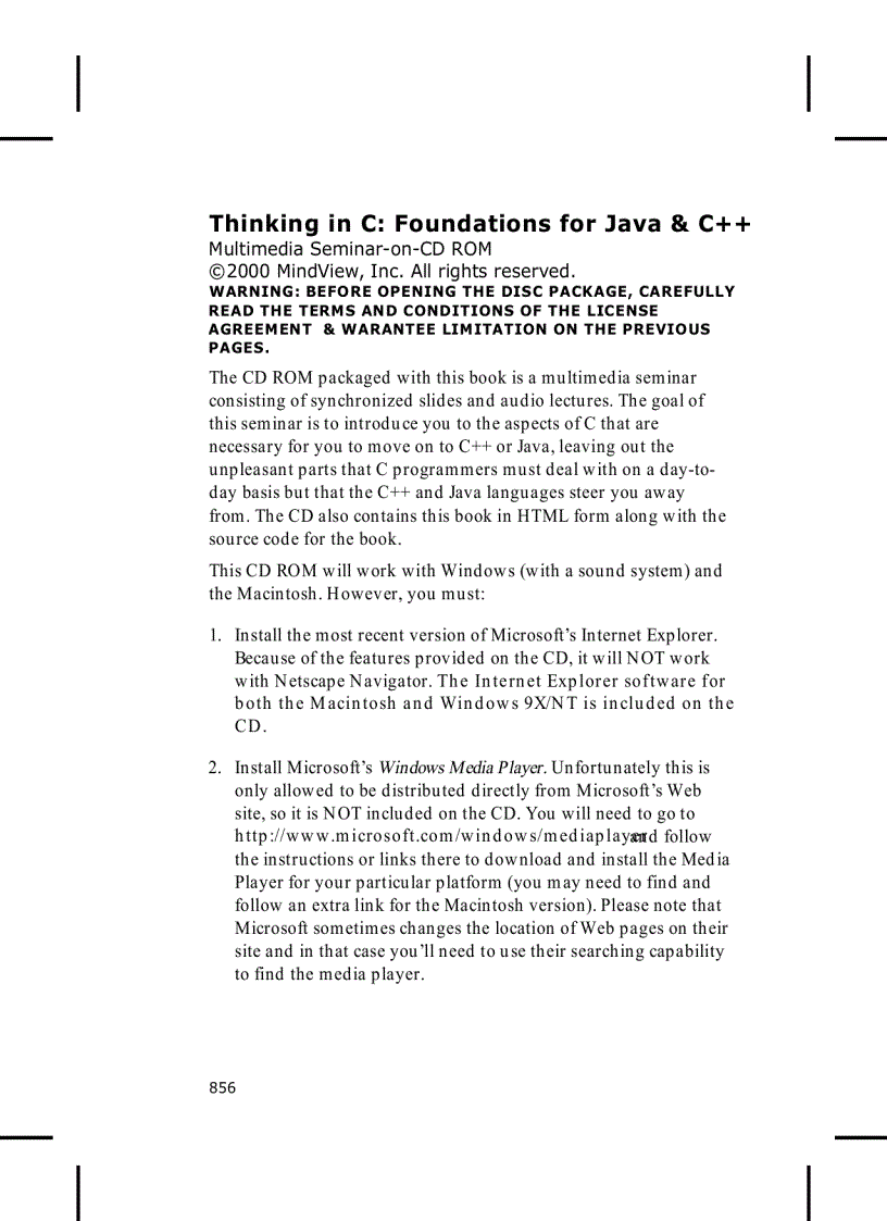 image for page Thinking in C