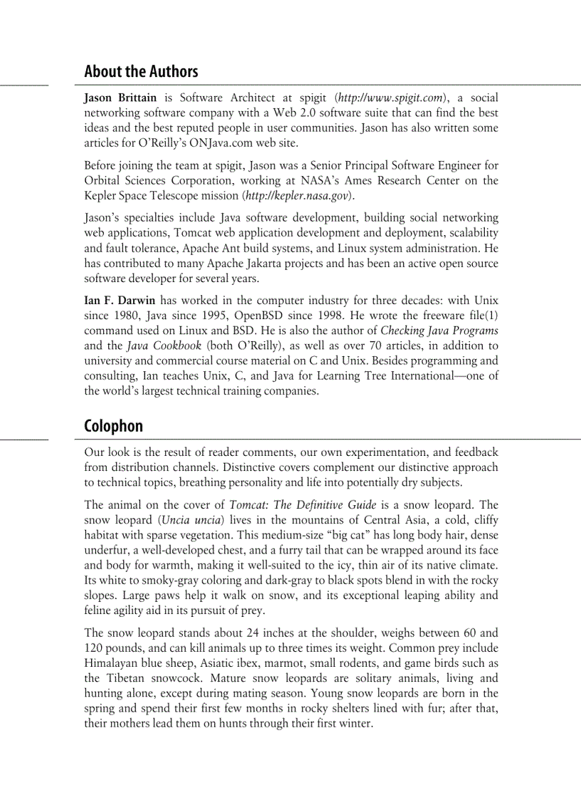 image for page Tomcat The Definitive Guide 2nd Edition Oct 2007