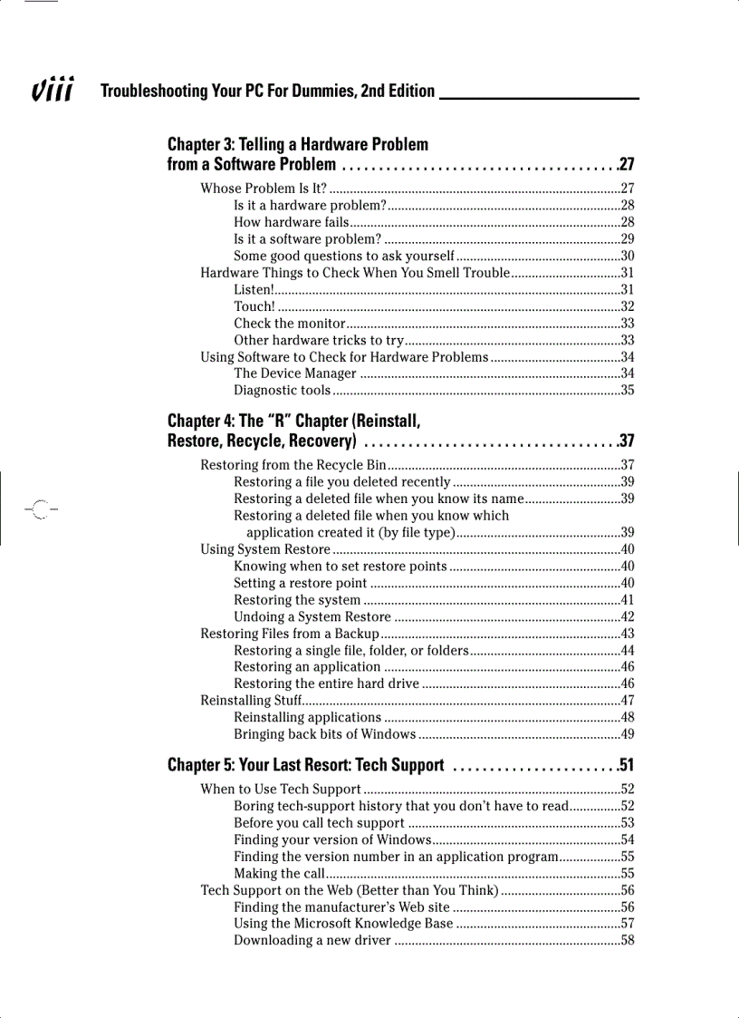 image for page Troubleshooting Your PC for Dummies 2nd Edition