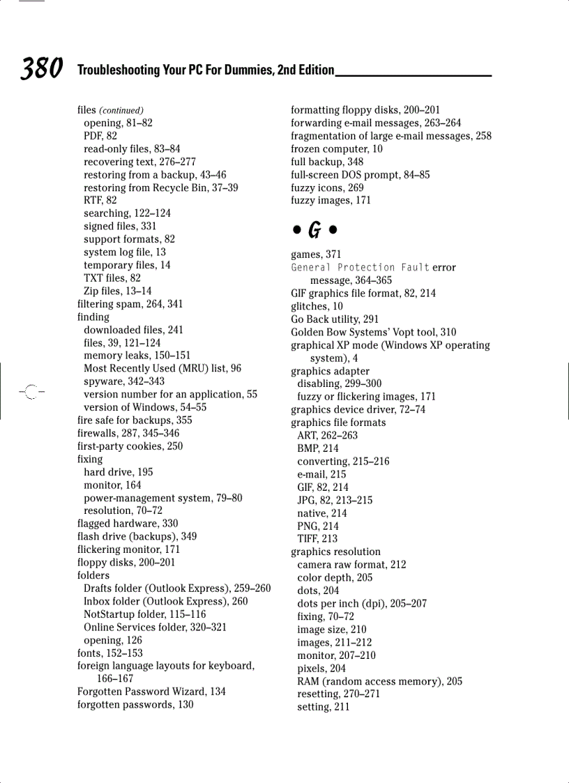 image for page Troubleshooting Your PC for Dummies 2nd Edition