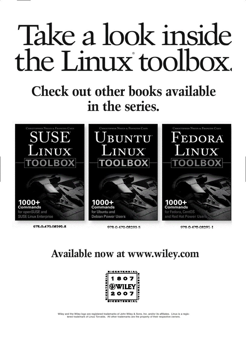 image for page Ubuntu Linux TOOLBOX 1000 Commands for Ubuntu and Debian