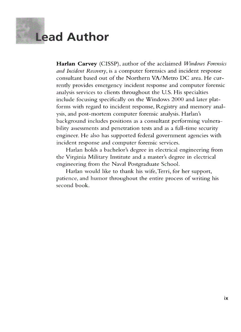 image for page Windows Forensic Analysis Apr 2007