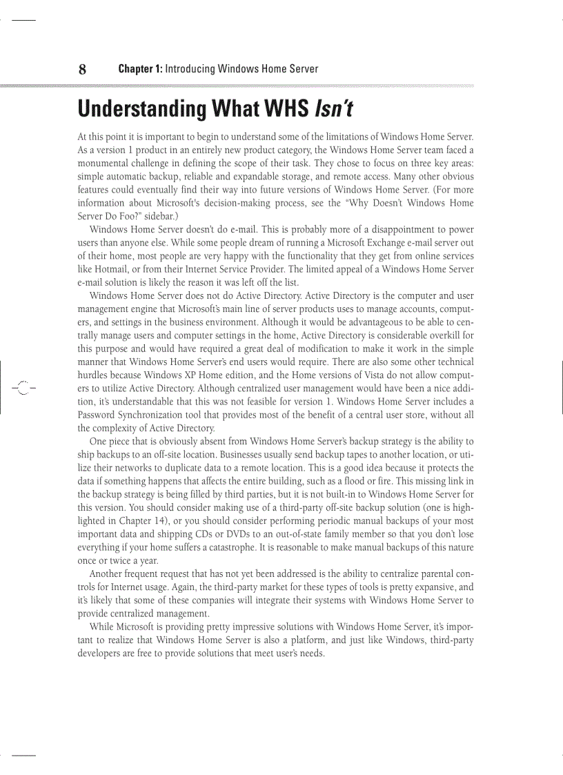 image for page Windows Home Server Protect and Simplify Your Digital Life