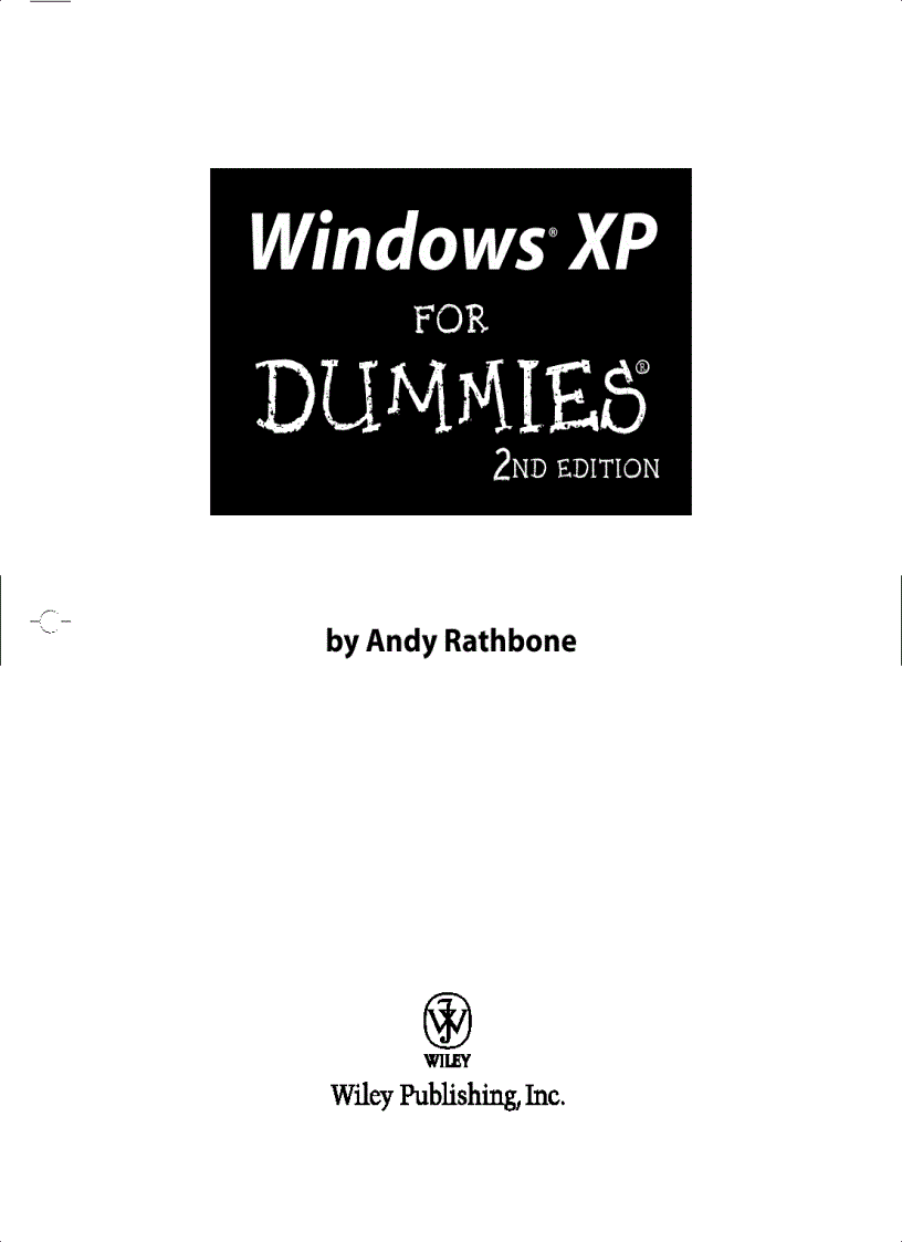image for page Windows XP for Dummies 2nd Edition