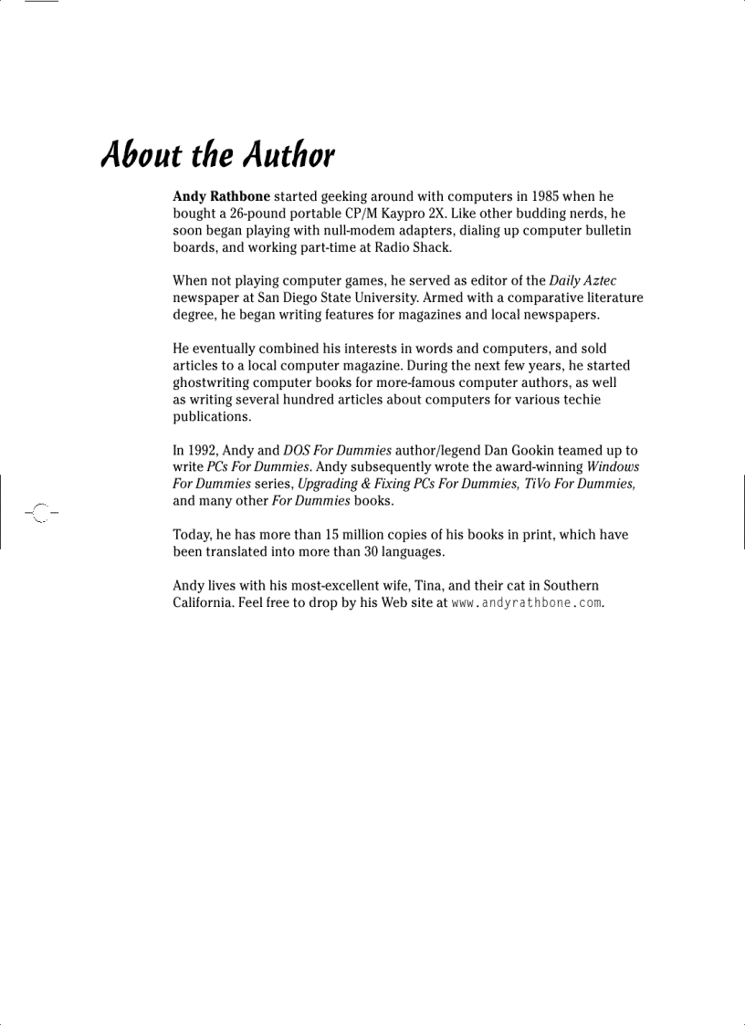 image for page Windows XP for Dummies 2nd Edition