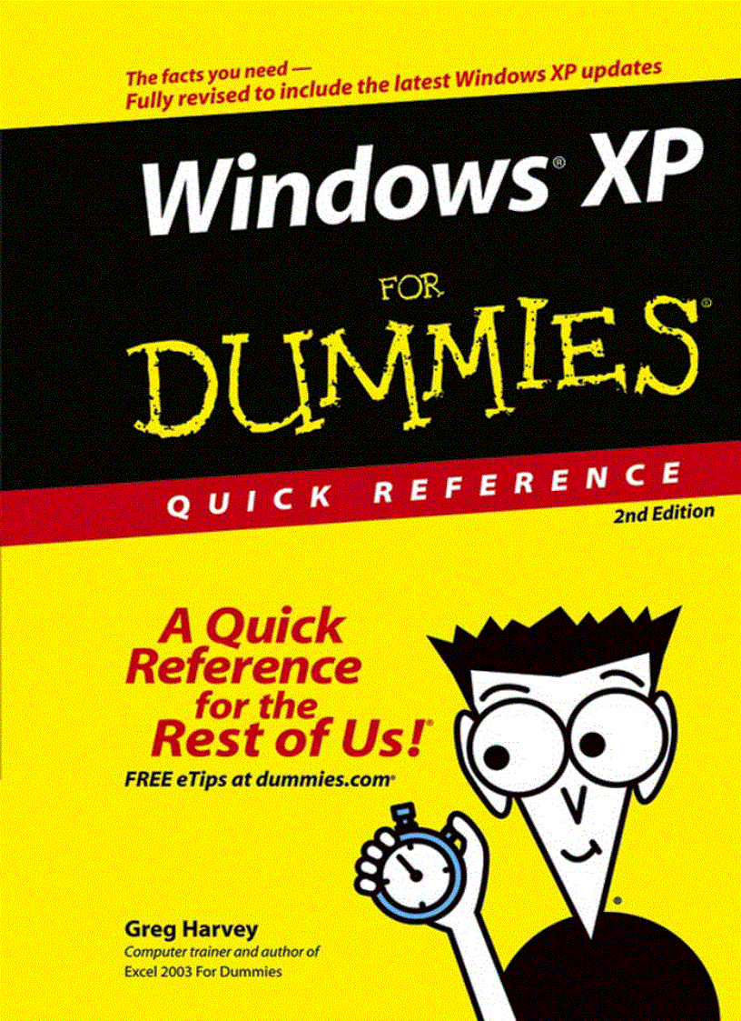 image for page Windows XP for Dummies Quick Reference 2nd Edition