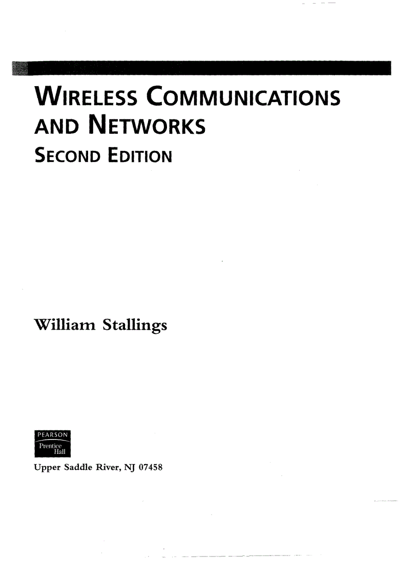 Wireless Communications and Networks 2nd Edition