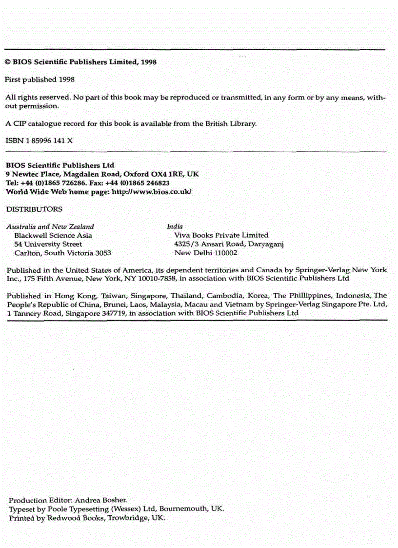 image for page Advanced Molecular Biology