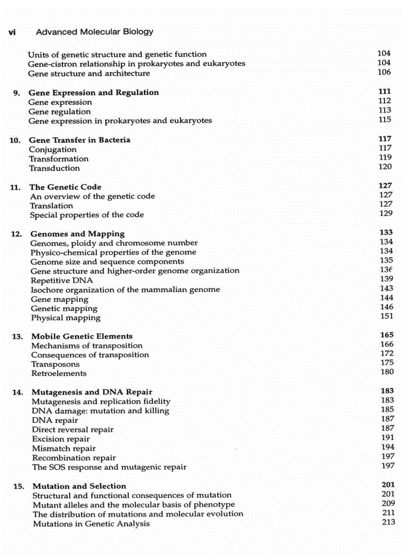 image for page Advanced Molecular Biology