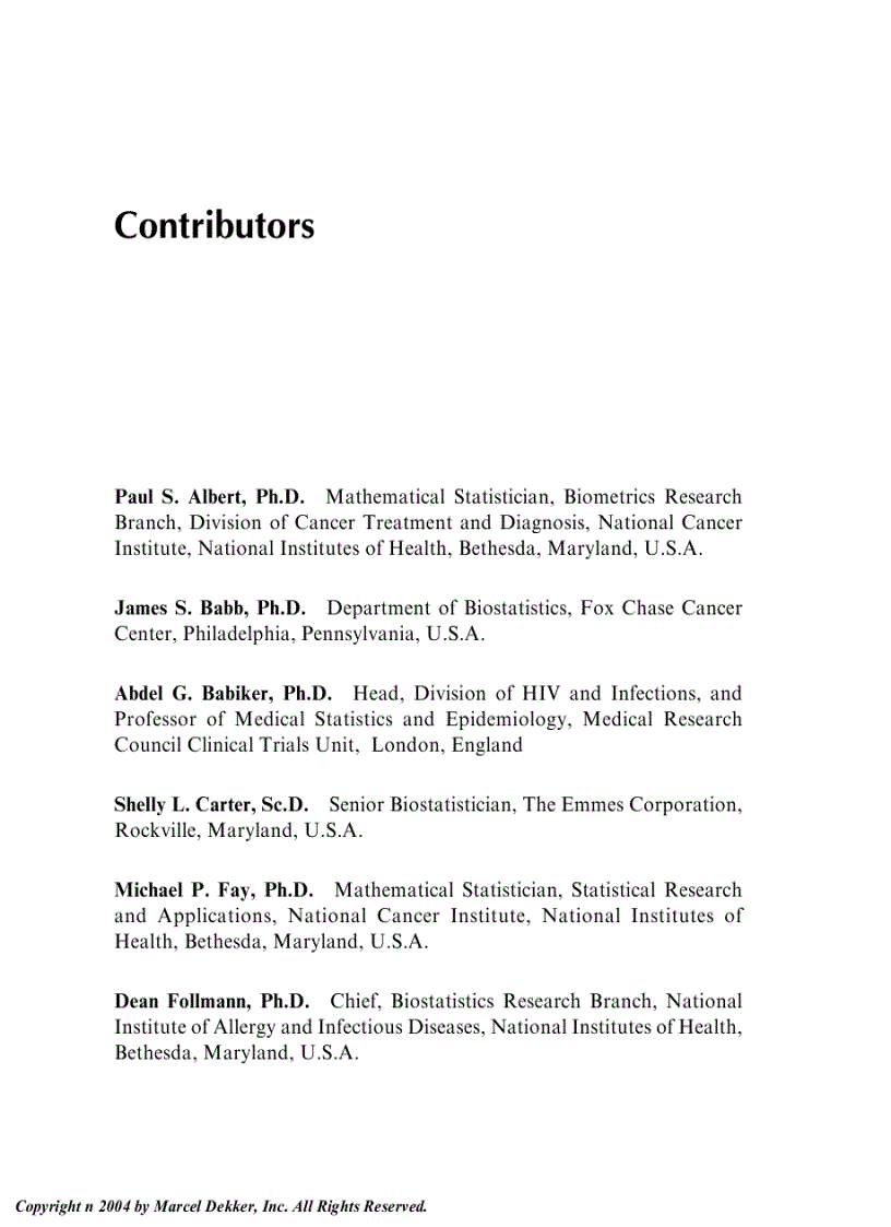 image for page Advances in Clinical Trial Biostatistics 1st Edition