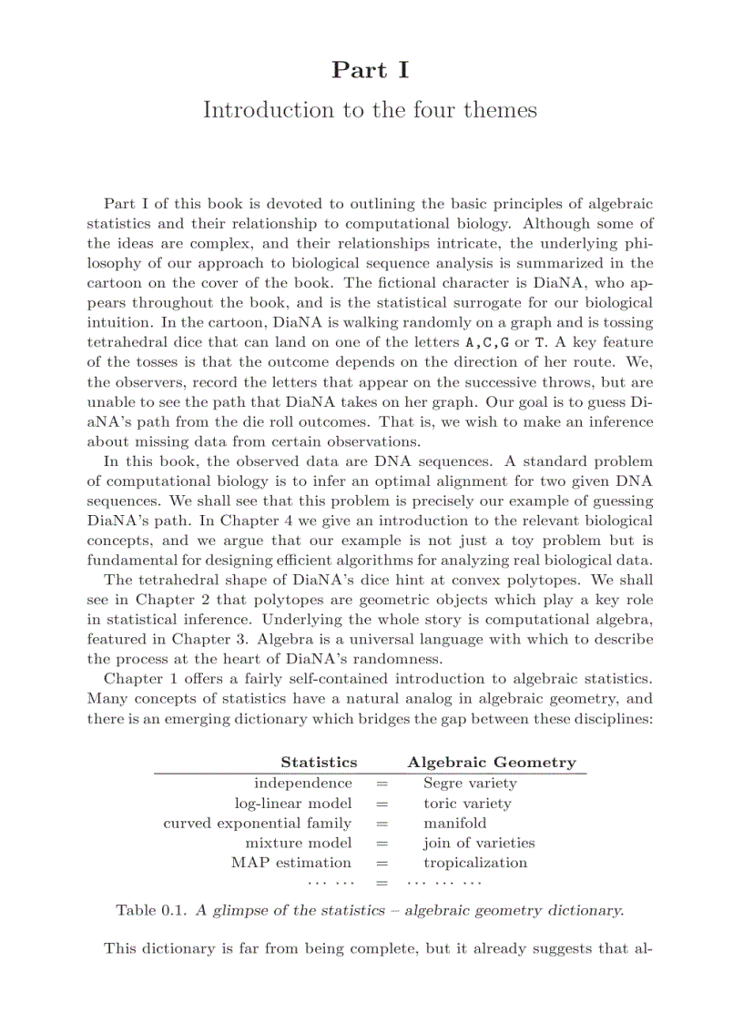 image for page Algebraic Statistics for Computational Biology