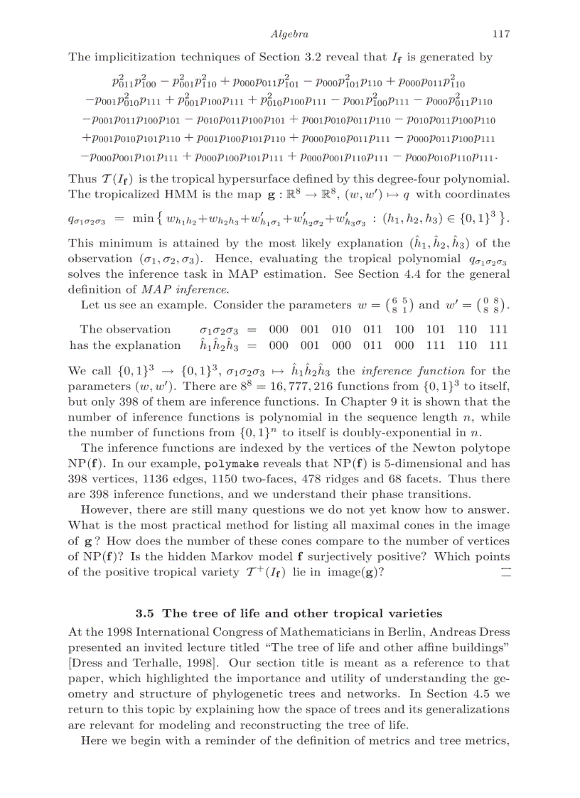 image for page Algebraic Statistics for Computational Biology