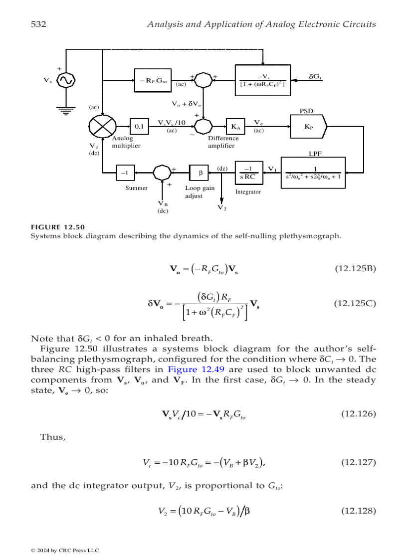 image for page Analysis and Application of Analog Electronic Circuits to Biomedical