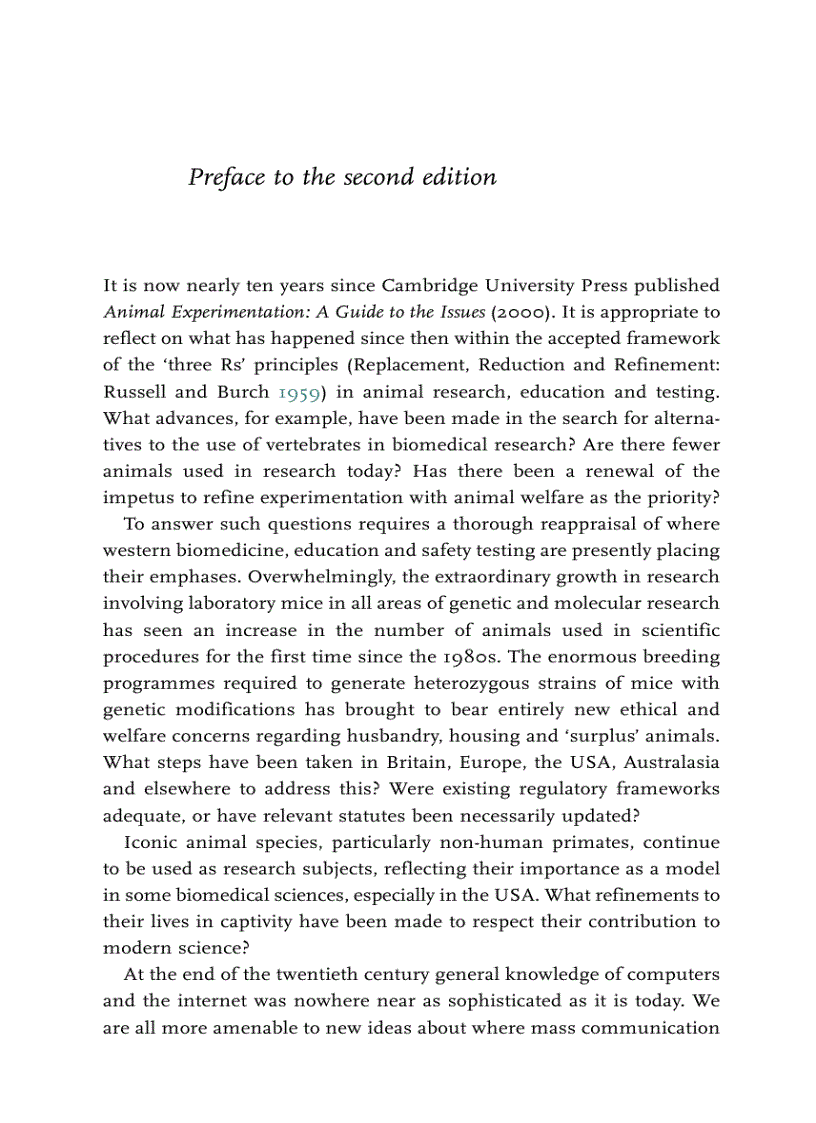image for page Animal Experimentation A Guide to the Issues 2nd Edition