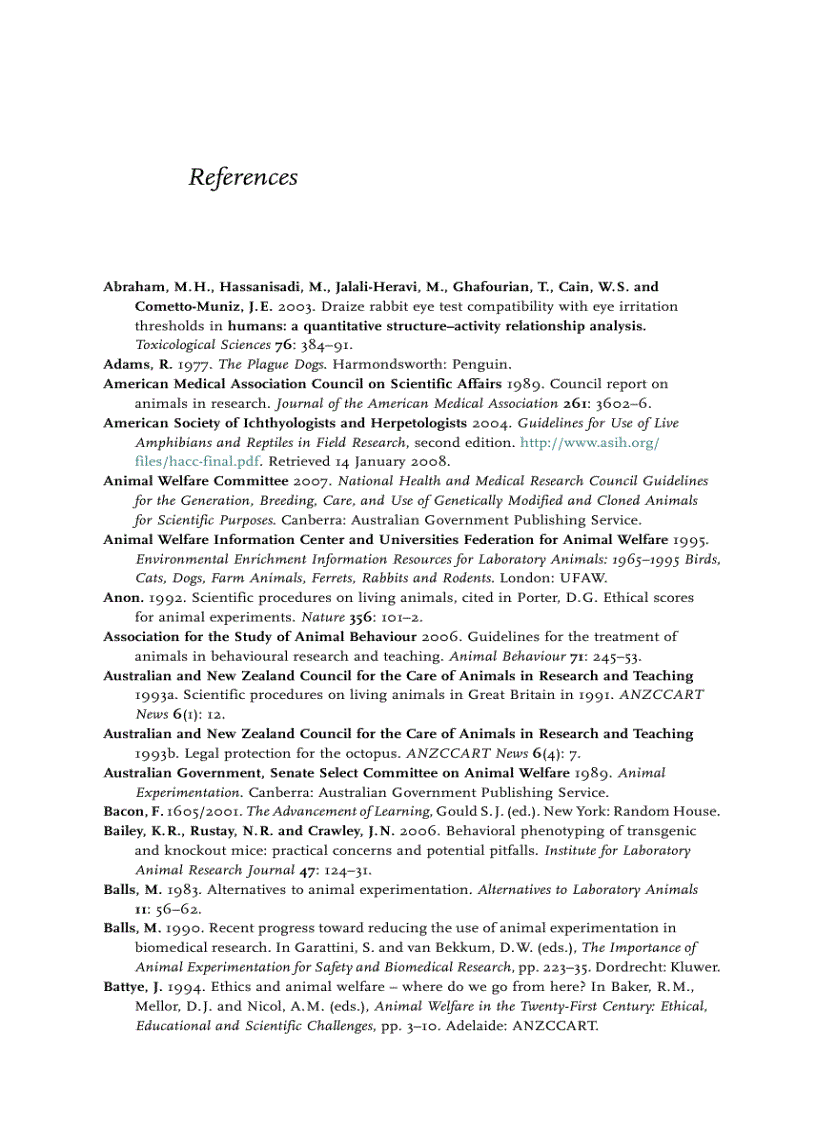 image for page Animal Experimentation A Guide to the Issues 2nd Edition