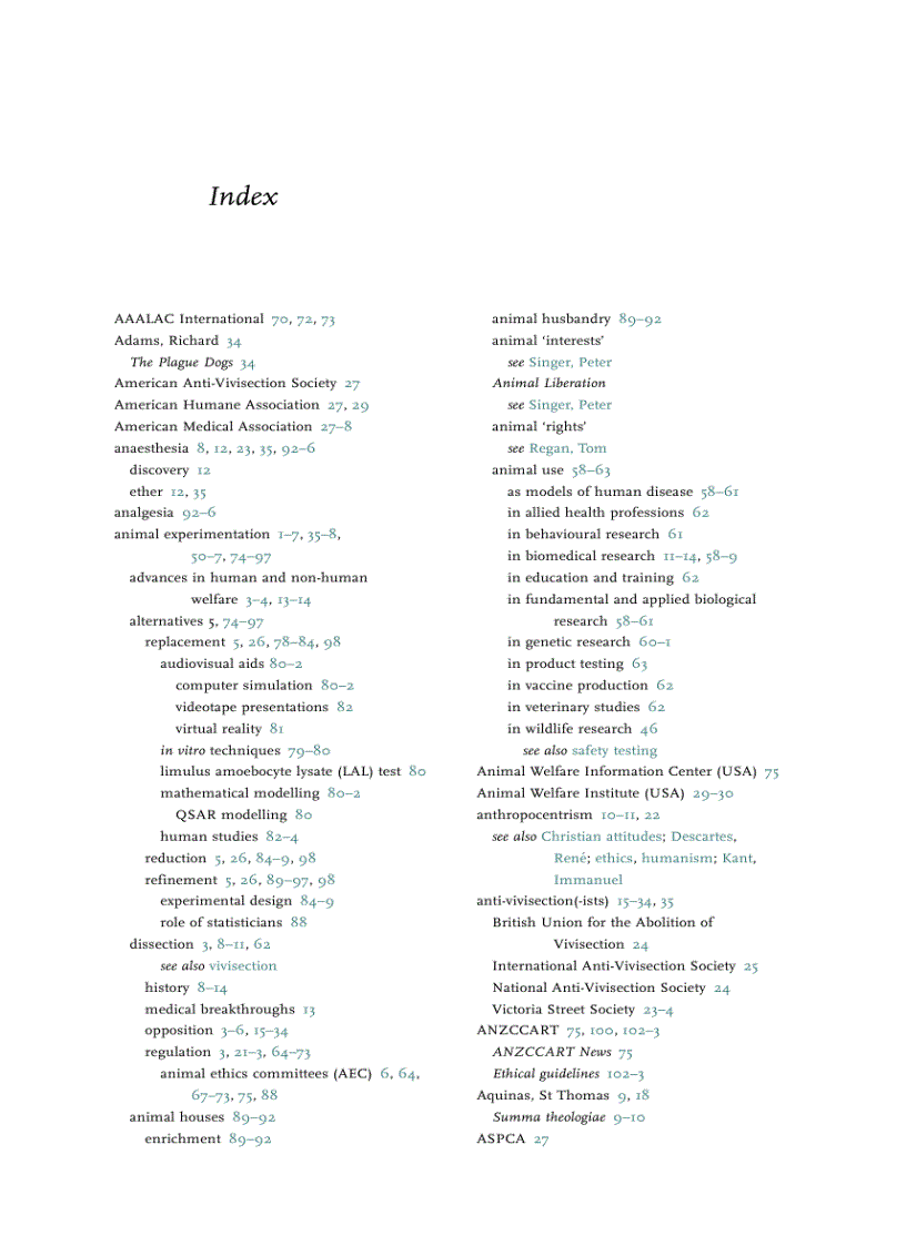 image for page Animal Experimentation A Guide to the Issues 2nd Edition