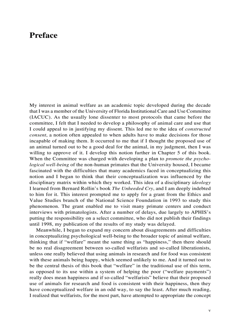 image for page Animal Welfare Competing Conceptions and Their Ethical Implications