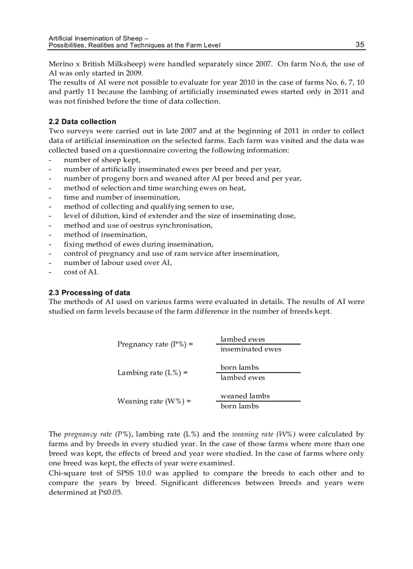 image for page Artificial Insemination in Farm Animals