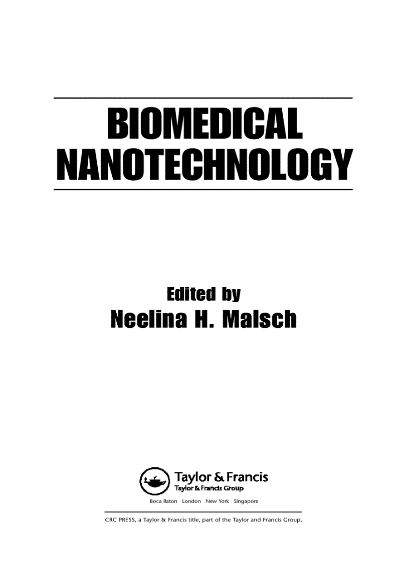 image for page Biomedical Nanotechnology