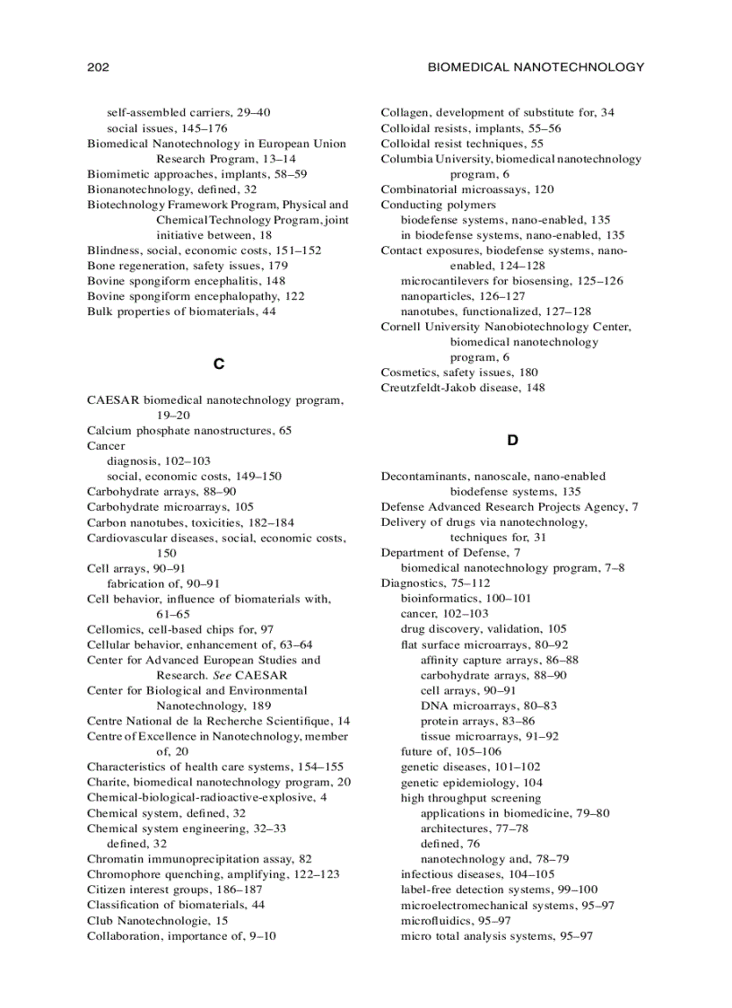 image for page Biomedical Nanotechnology