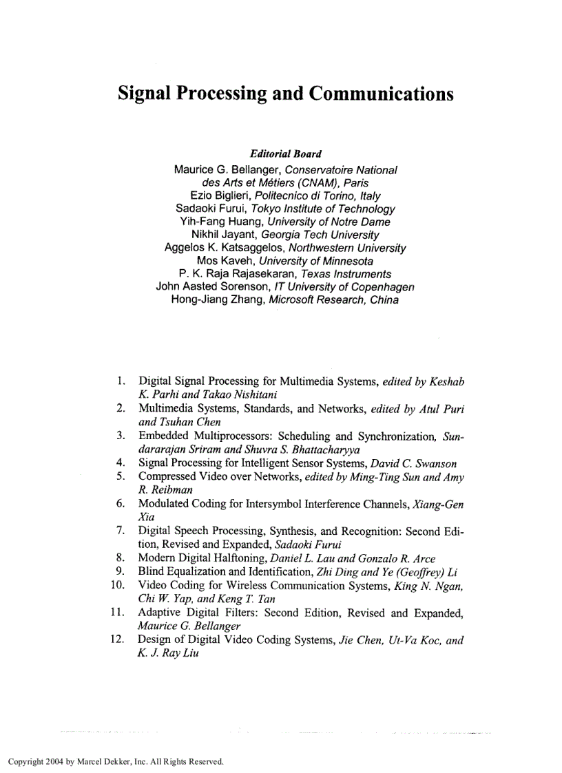 image for page Biosignal and Medical Image Processing