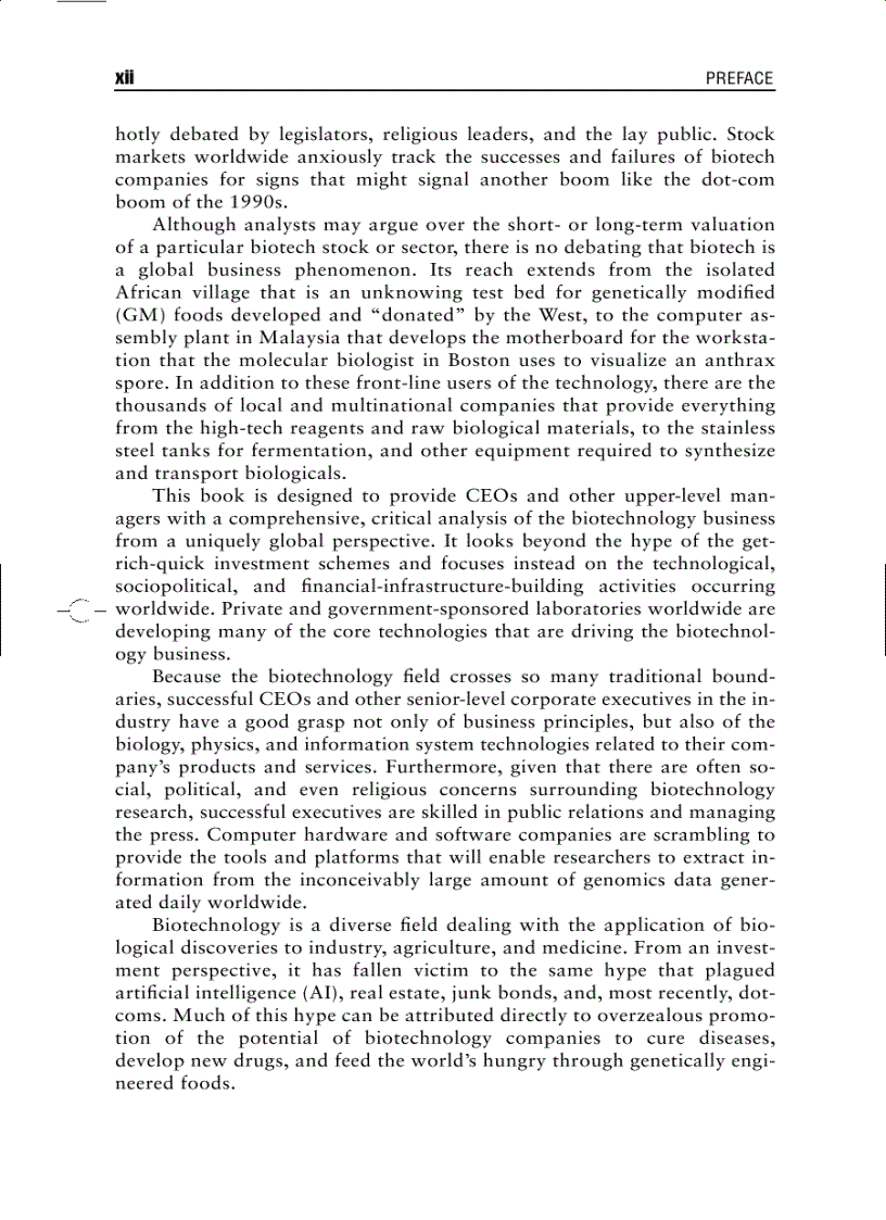 image for page Biotech Industry A Global