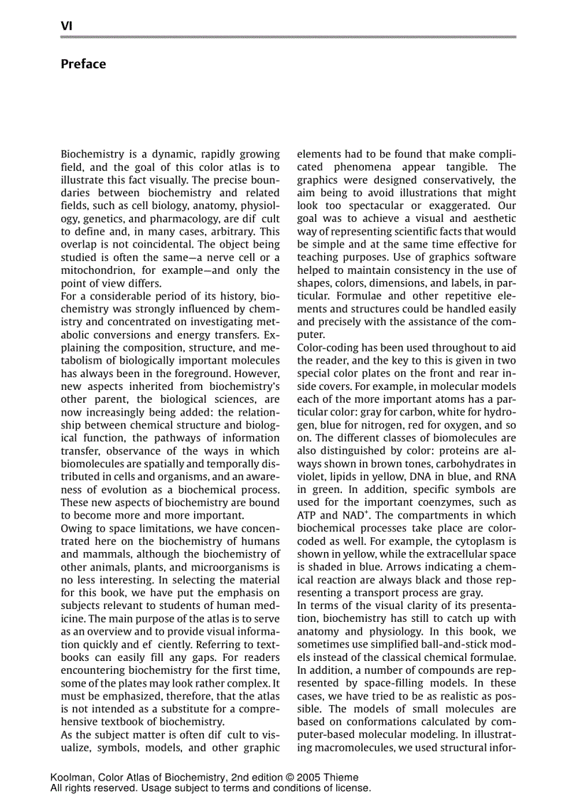 image for page Color Atlas of Biochemistry