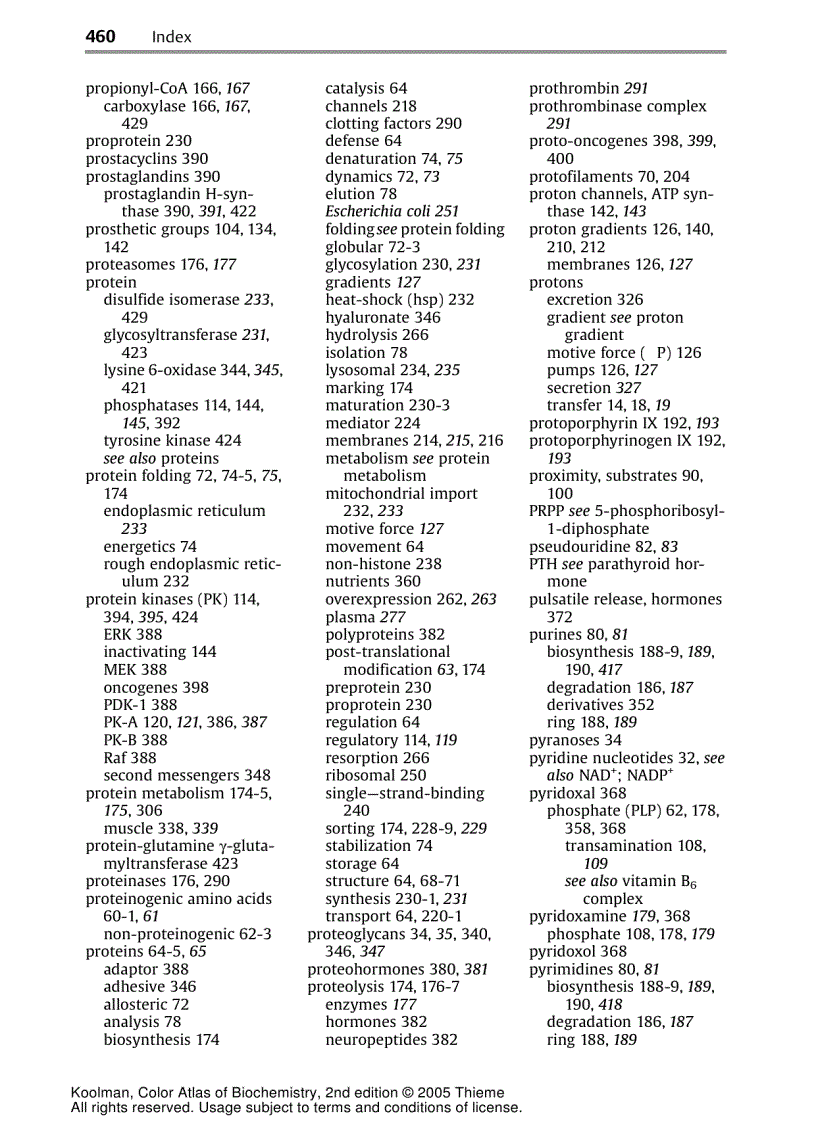 image for page Color Atlas of Biochemistry