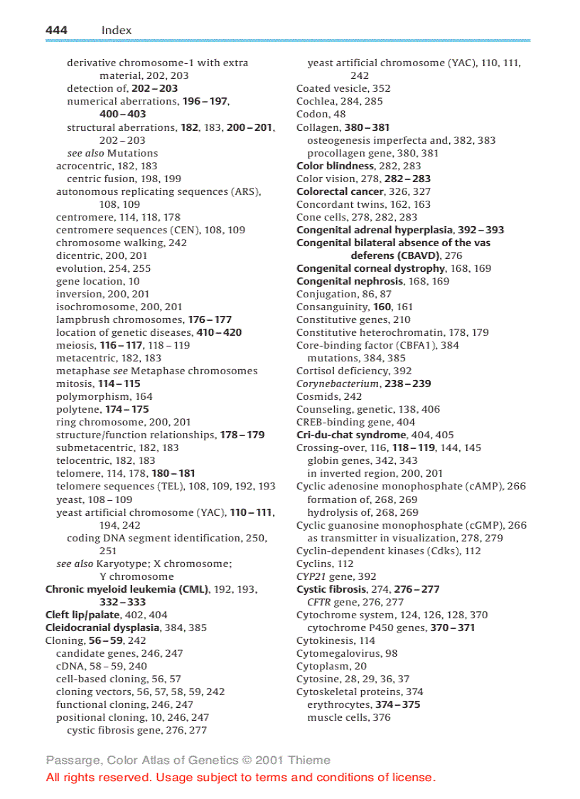 image for page Color Atlas of Genetics Thieme Flexibook 2nd Edition