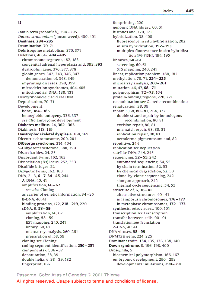 image for page Color Atlas of Genetics Thieme Flexibook 2nd Edition