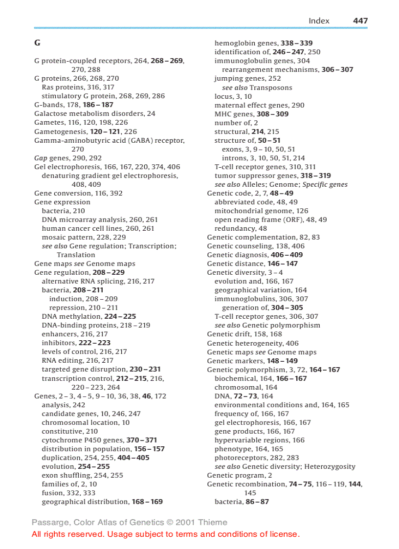 image for page Color Atlas of Genetics Thieme Flexibook 2nd Edition