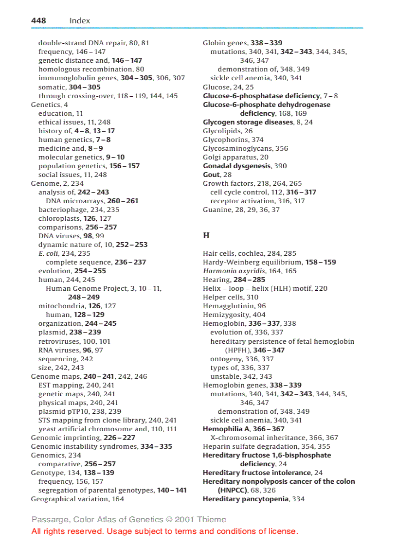 image for page Color Atlas of Genetics Thieme Flexibook 2nd Edition